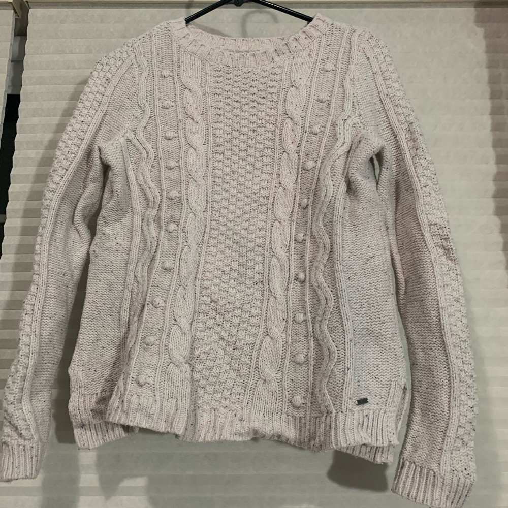 Multicolored-dotted comfy sweater
